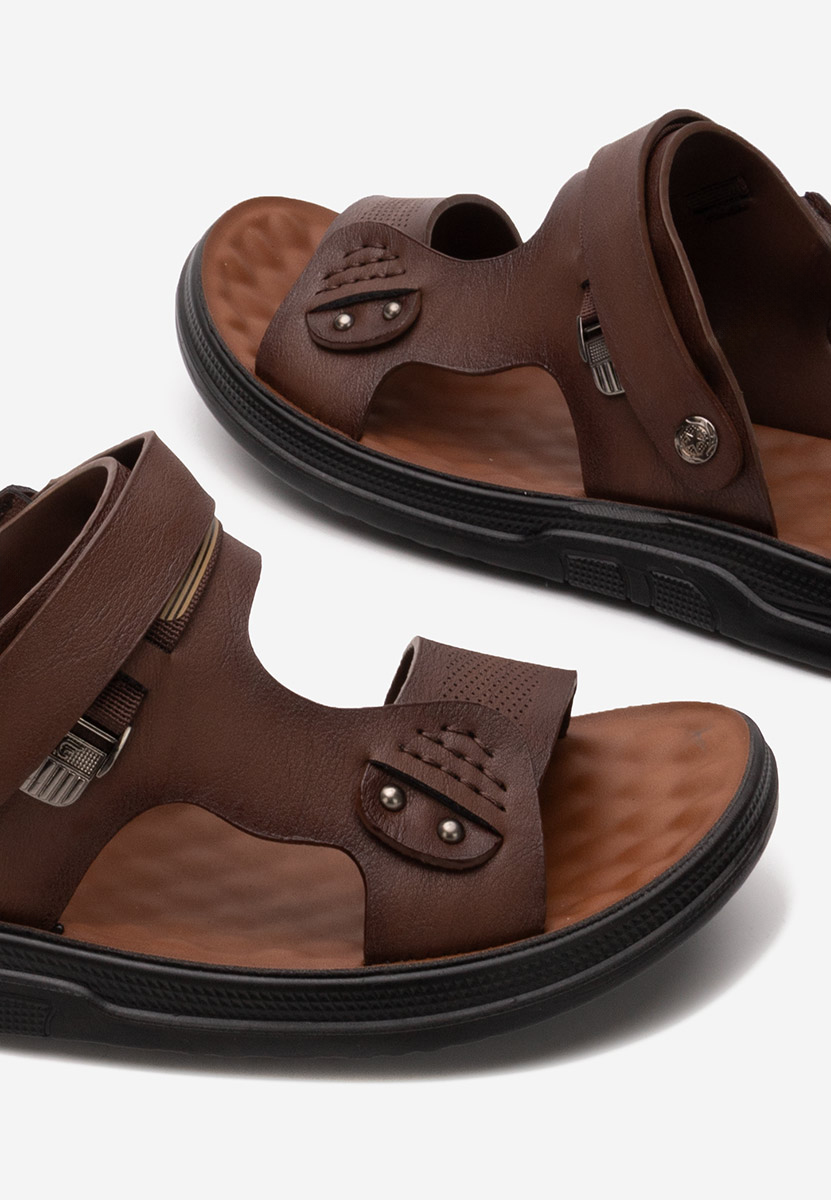 Hnedé pánské pantofle Dorgan