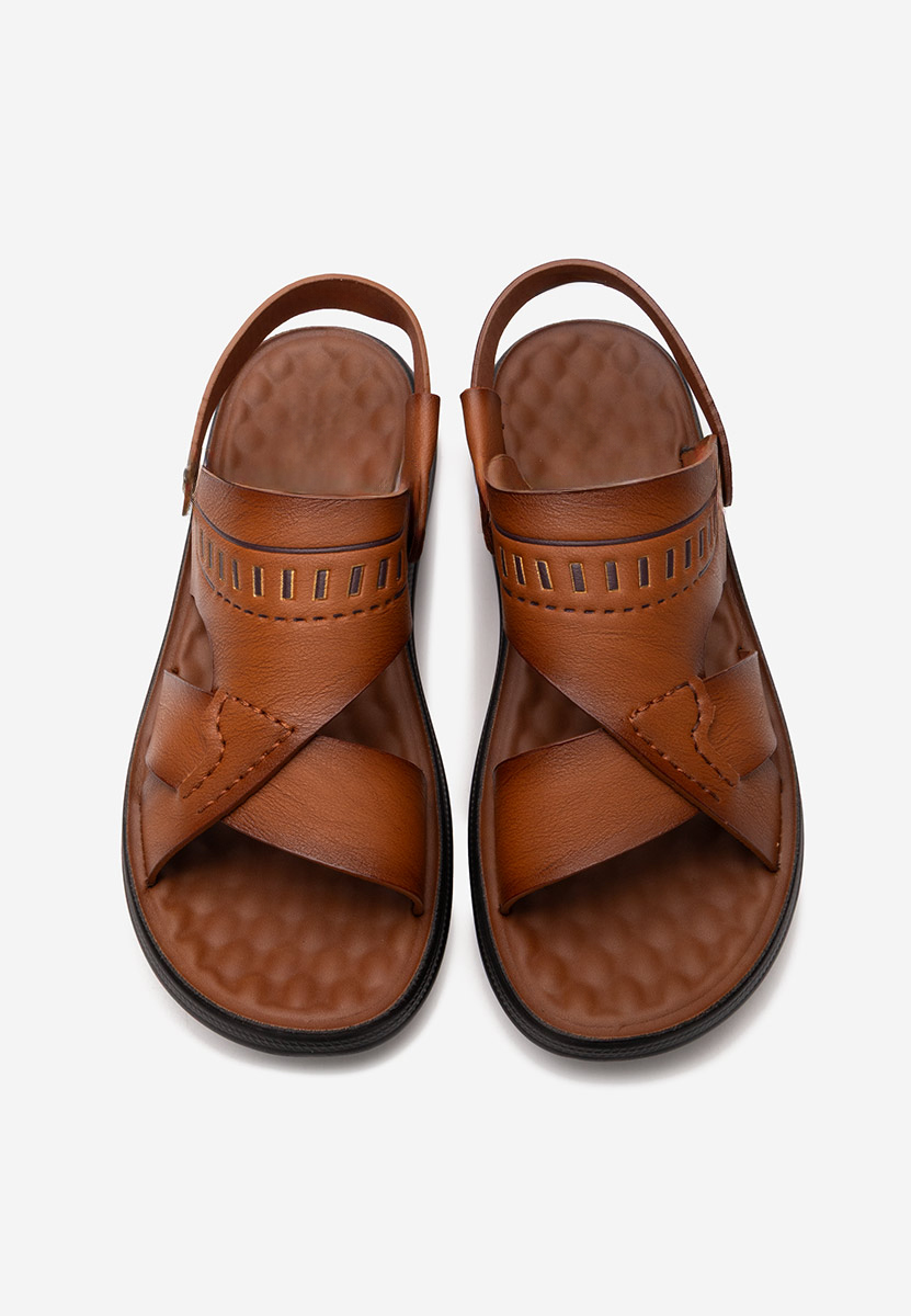 Camelové pánské pantofle Franko