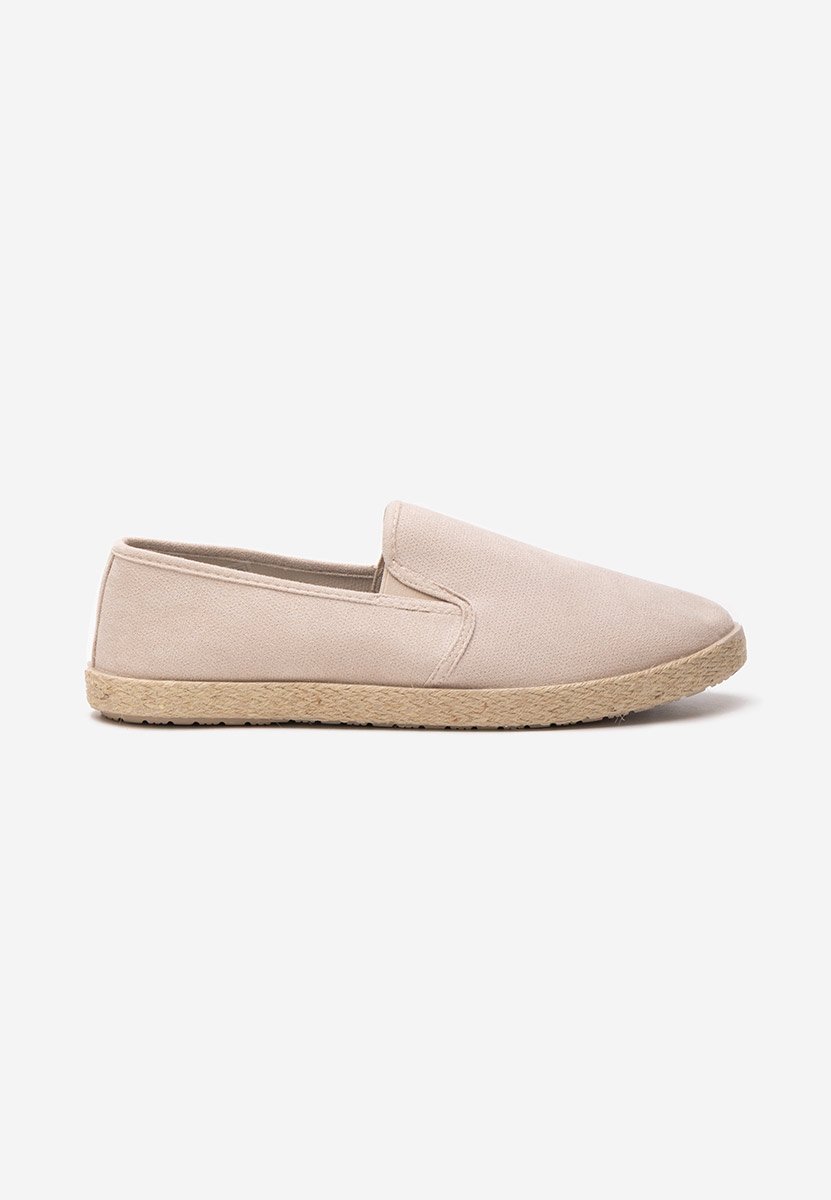 Levně Béžové pánske espadrilky Calvon