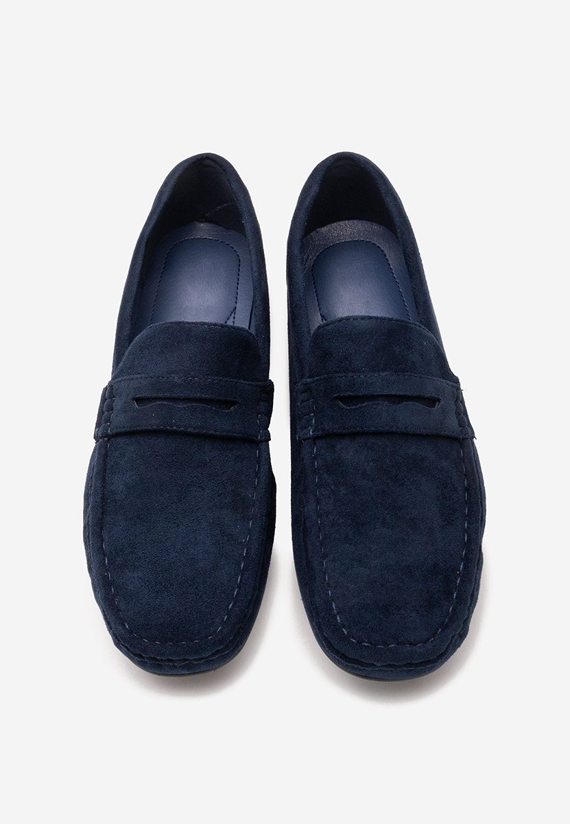 Tmavě modré pánské mokasíny Leroy