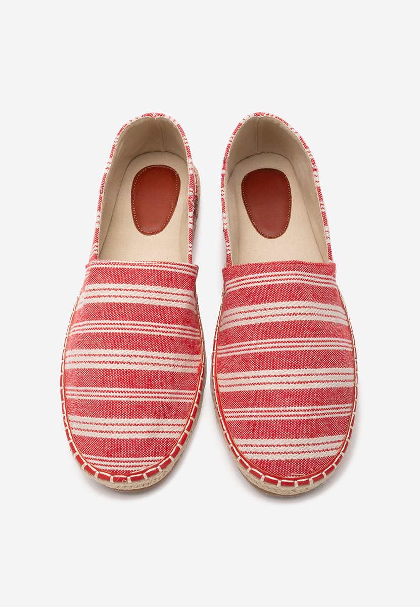 Červené pánske espadrilky Jonie