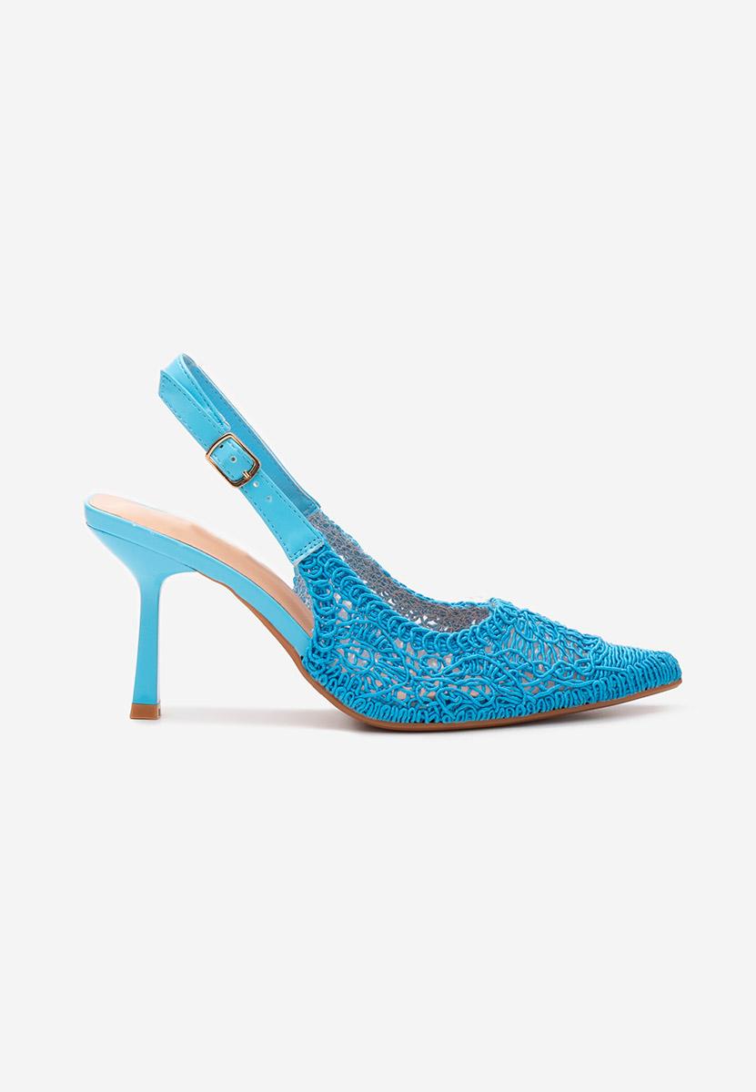 Svetlě modré lodičky na vysokém podpatku Besima