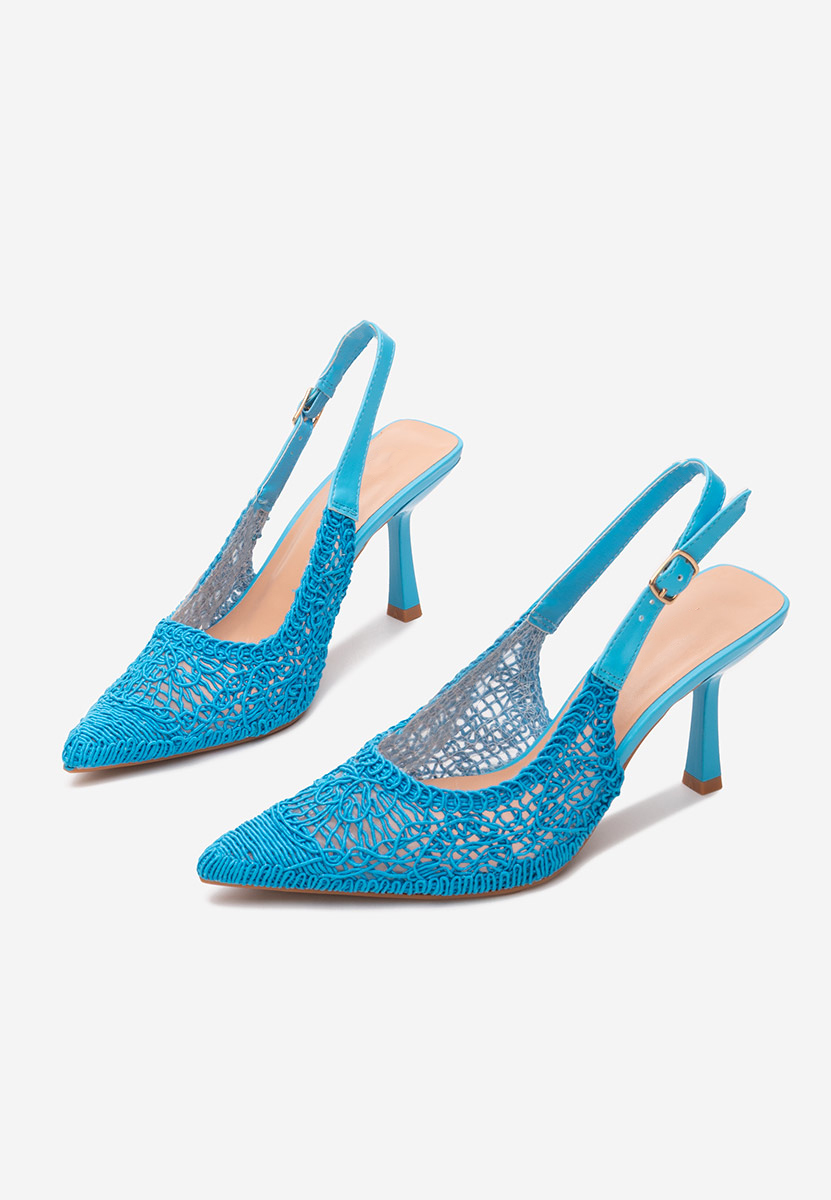 Svetlě modré lodičky na vysokém podpatku Besima