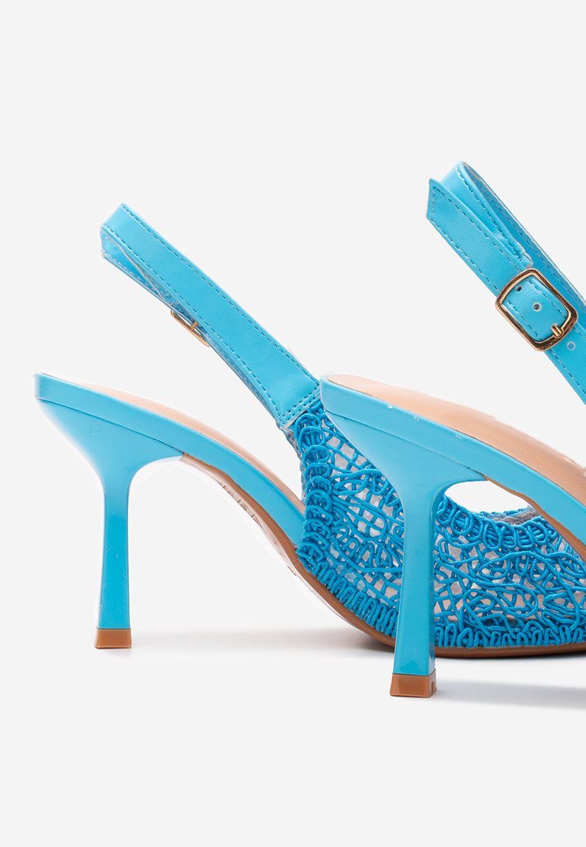 Svetlě modré lodičky na vysokém podpatku Besima