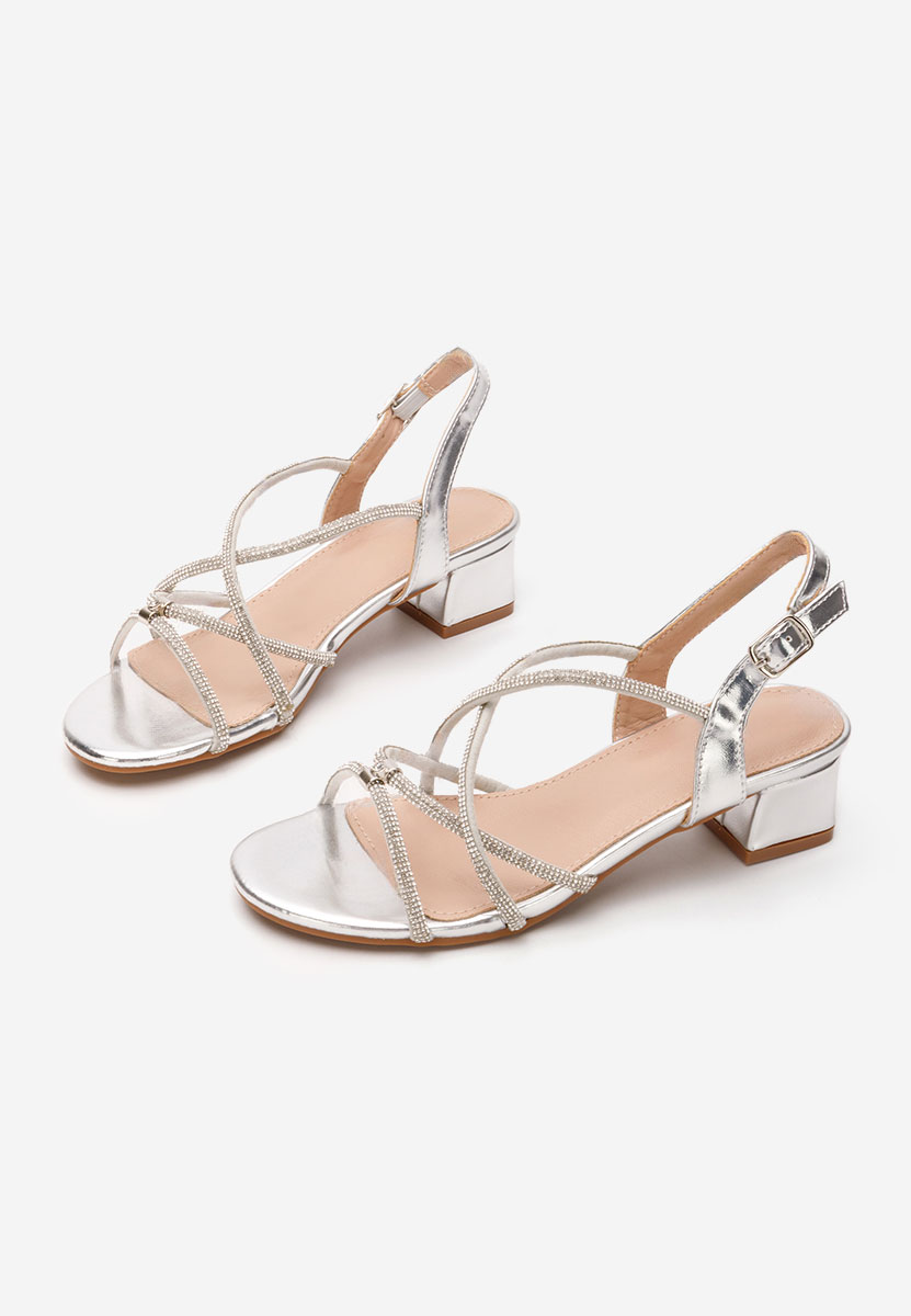 Stribrné dívčí sandály Dremi