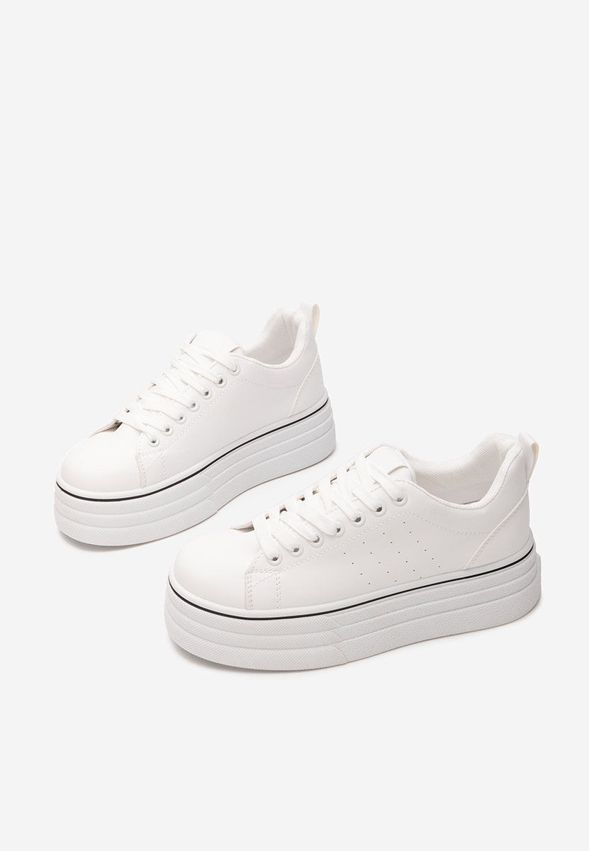 Bílé dámské tenisky na platformě Asalia