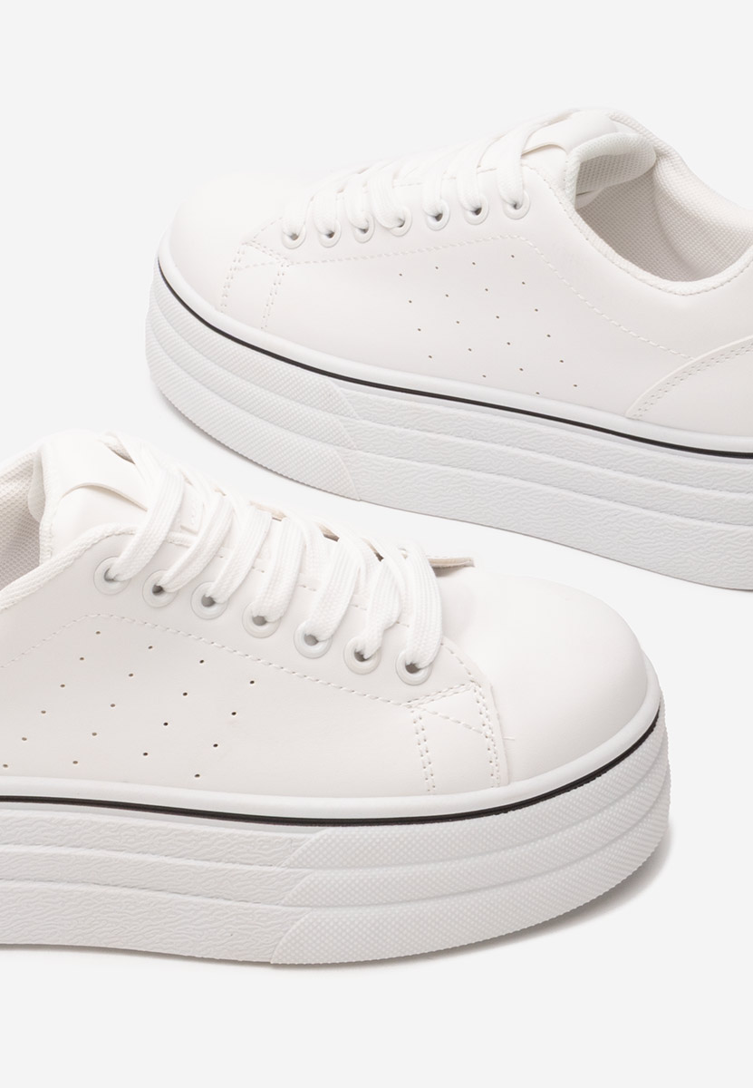 Bílé dámské tenisky na platformě Asalia