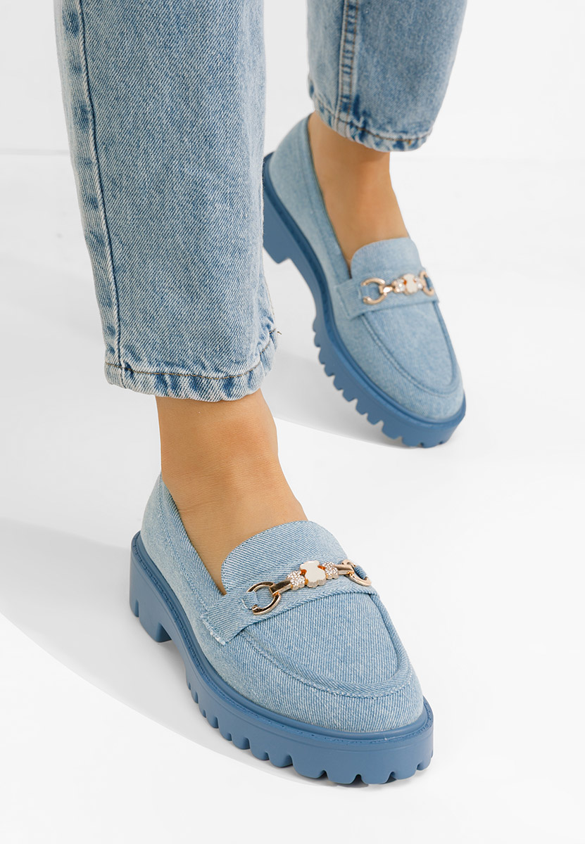 Denim mokasíny dámské Aelle