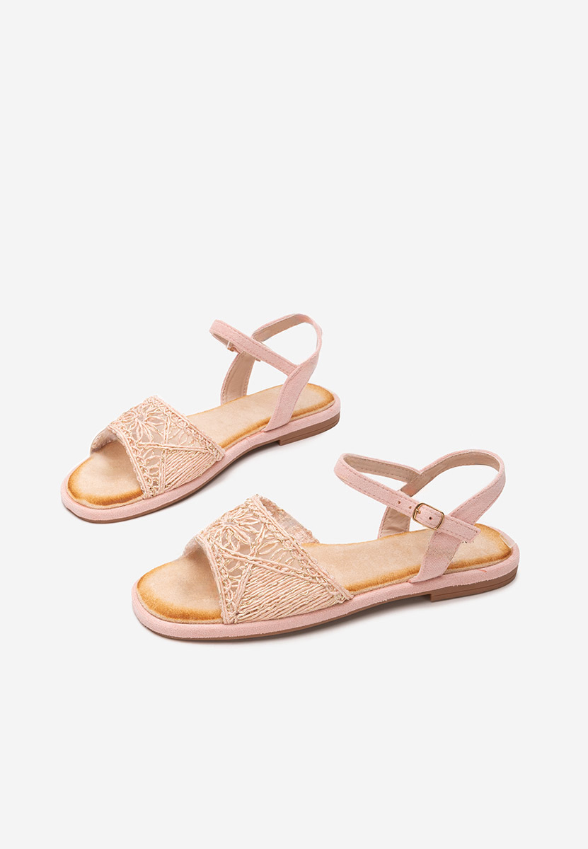 Ružové sandály bez podpatku Welisa