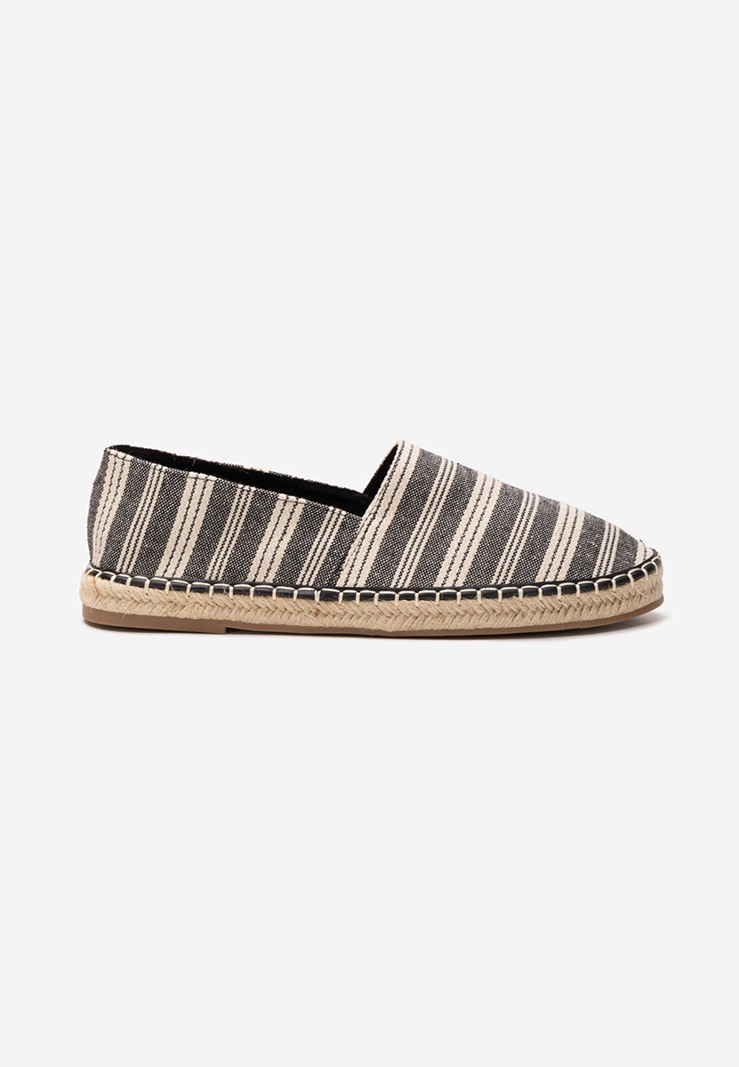 Levně Černé pánske espadrilky Jonie