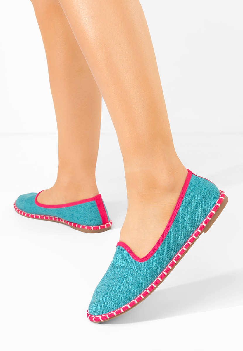 Tyrkysové dámské espadrilky Micala
