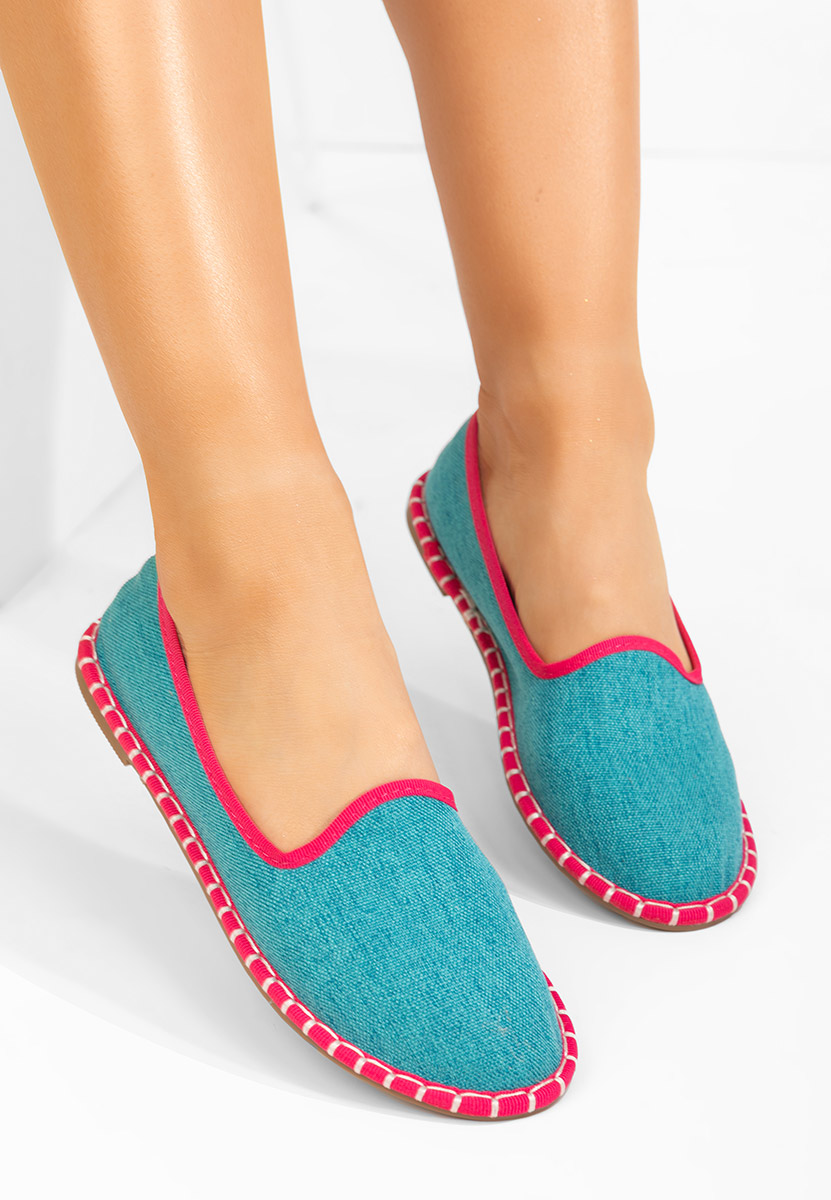 Tyrkysové dámské espadrilky Micala