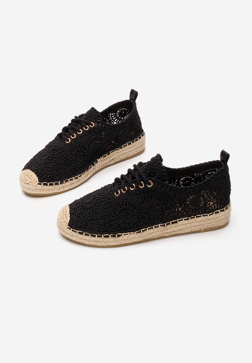 Černé dámské espadrilky Klarysa