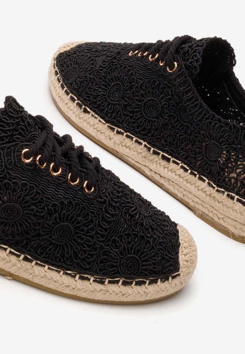 Černé dámské espadrilky Klarysa