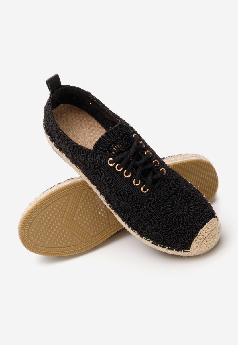 Černé dámské espadrilky Klarysa