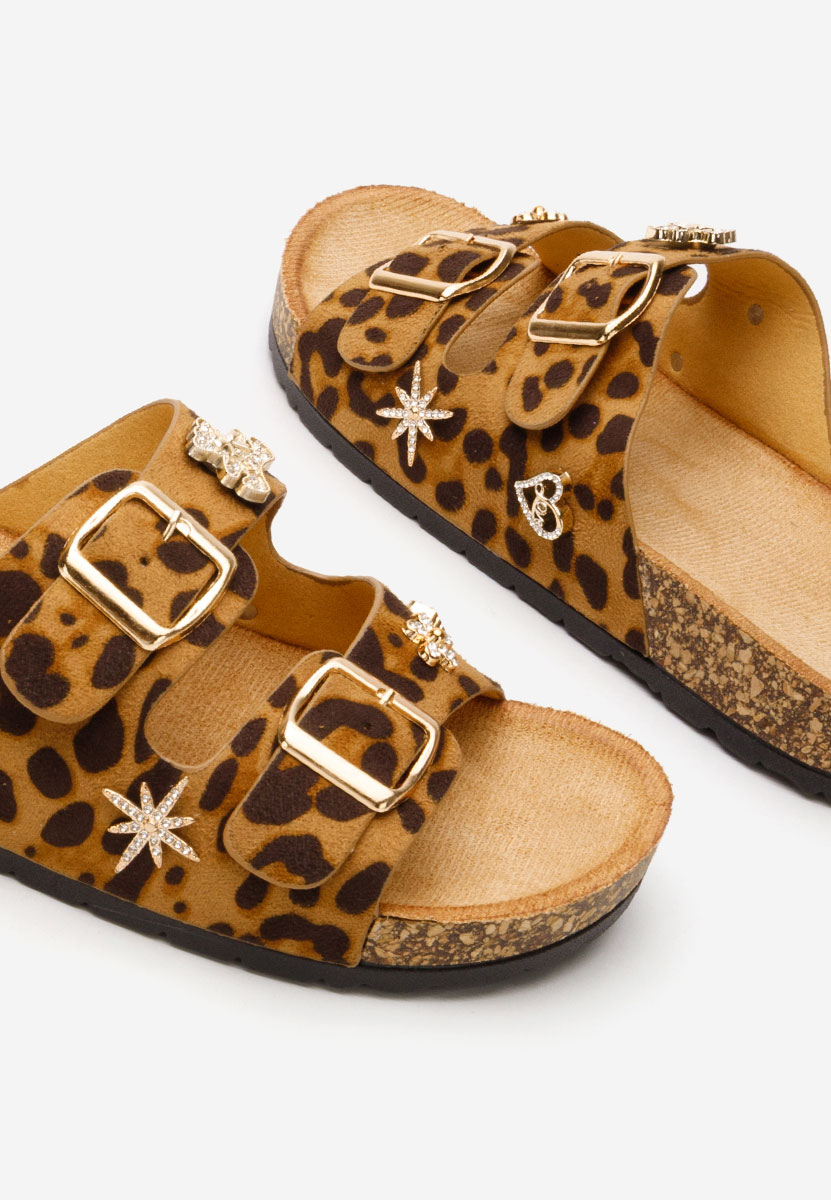 Leopardí dámské pantofle Moonie