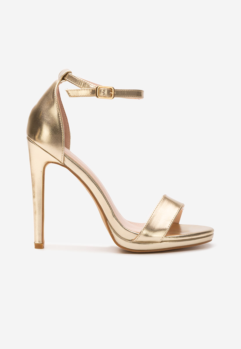 Zlaté sandály do špičky Barnysa