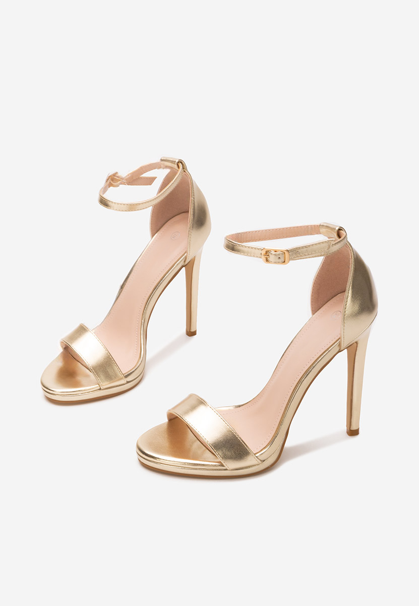 Zlaté sandály do špičky Barnysa