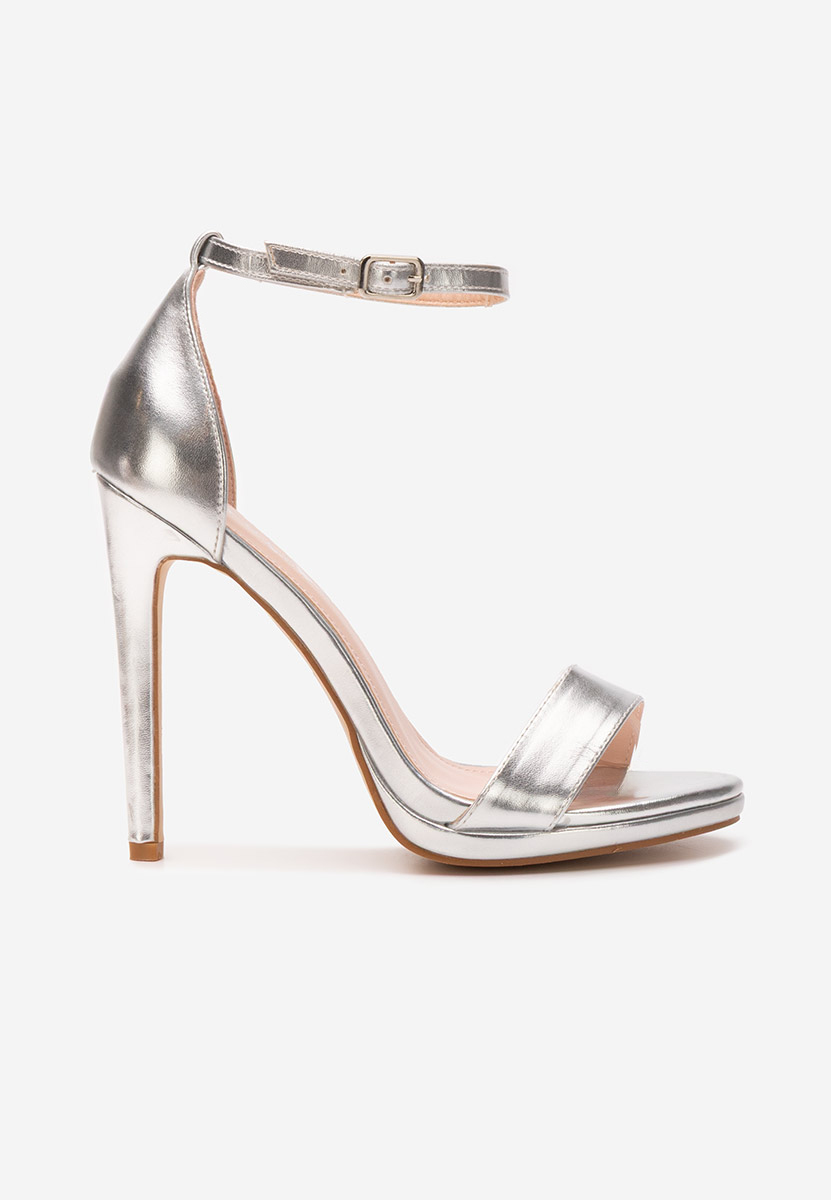 Stribrné sandály do špičky Barnysa