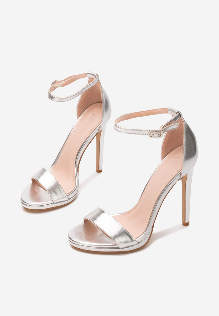 Stribrné sandály do špičky Barnysa