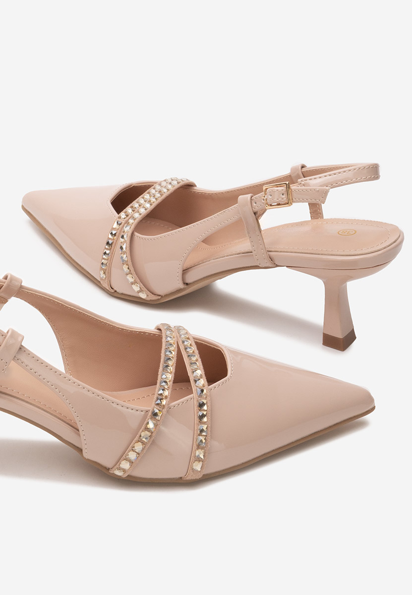 Tělové lodičky s otevřenou pätou Crinna