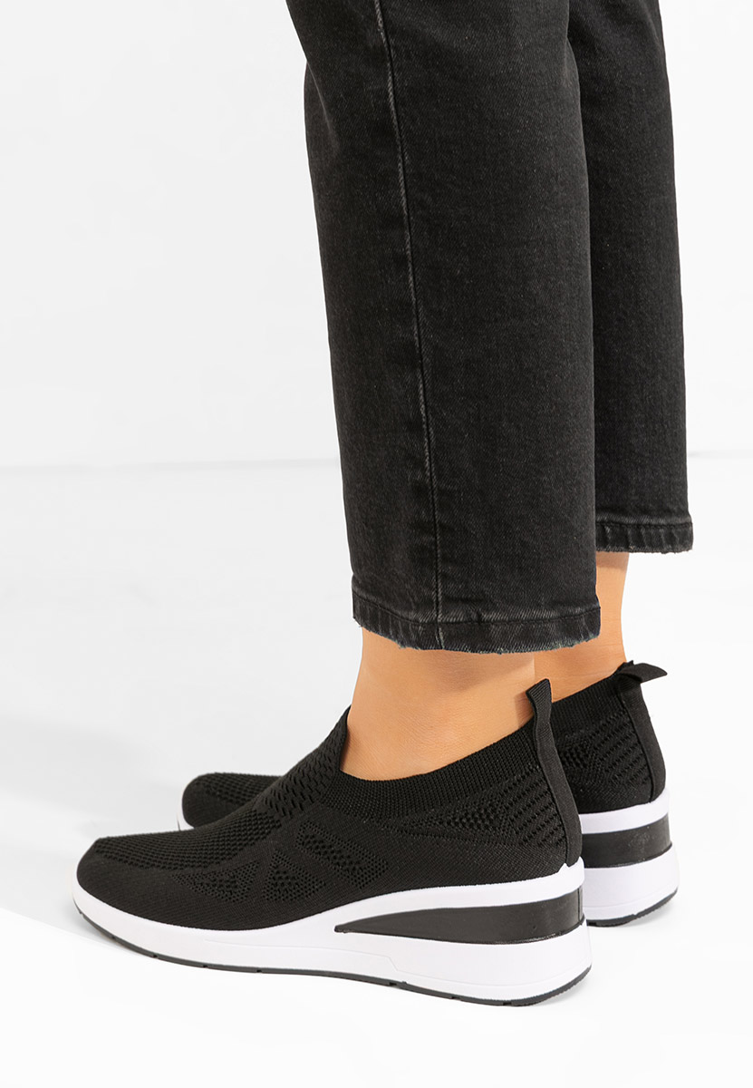 Černé slip on tenisky Dalucy