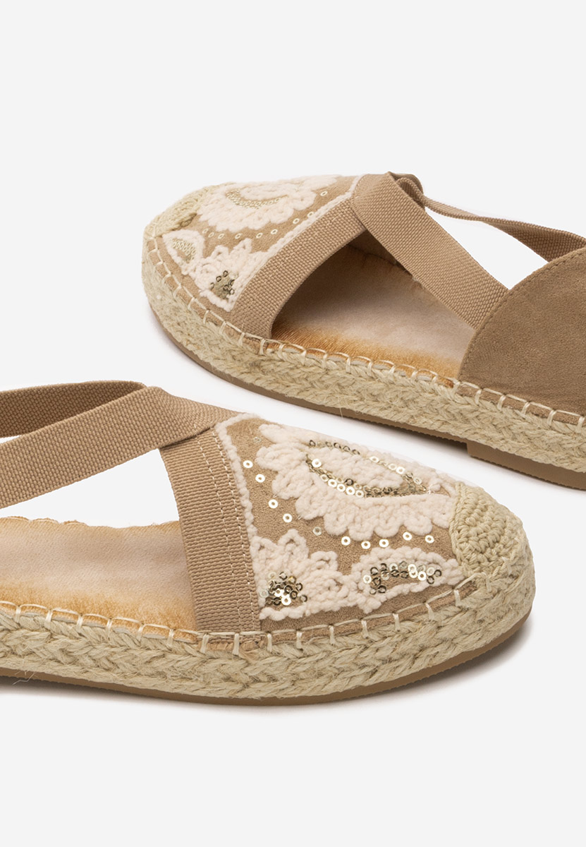 Khaki dámské espadrilky Sebryna