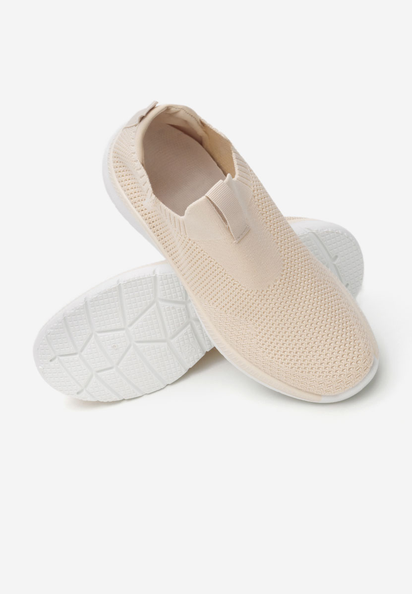 Béžové slip on tenisky Achara V2