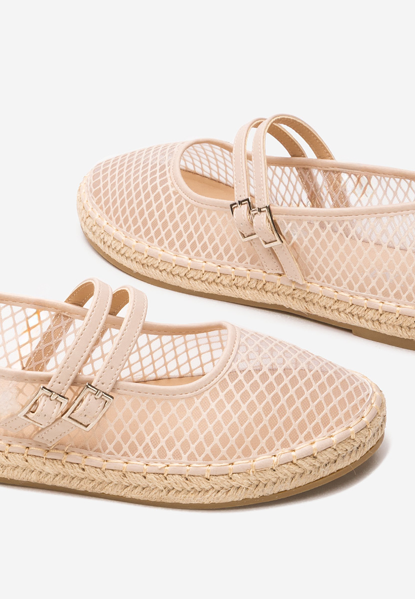 Béžové dámské espadrilky Nikia
