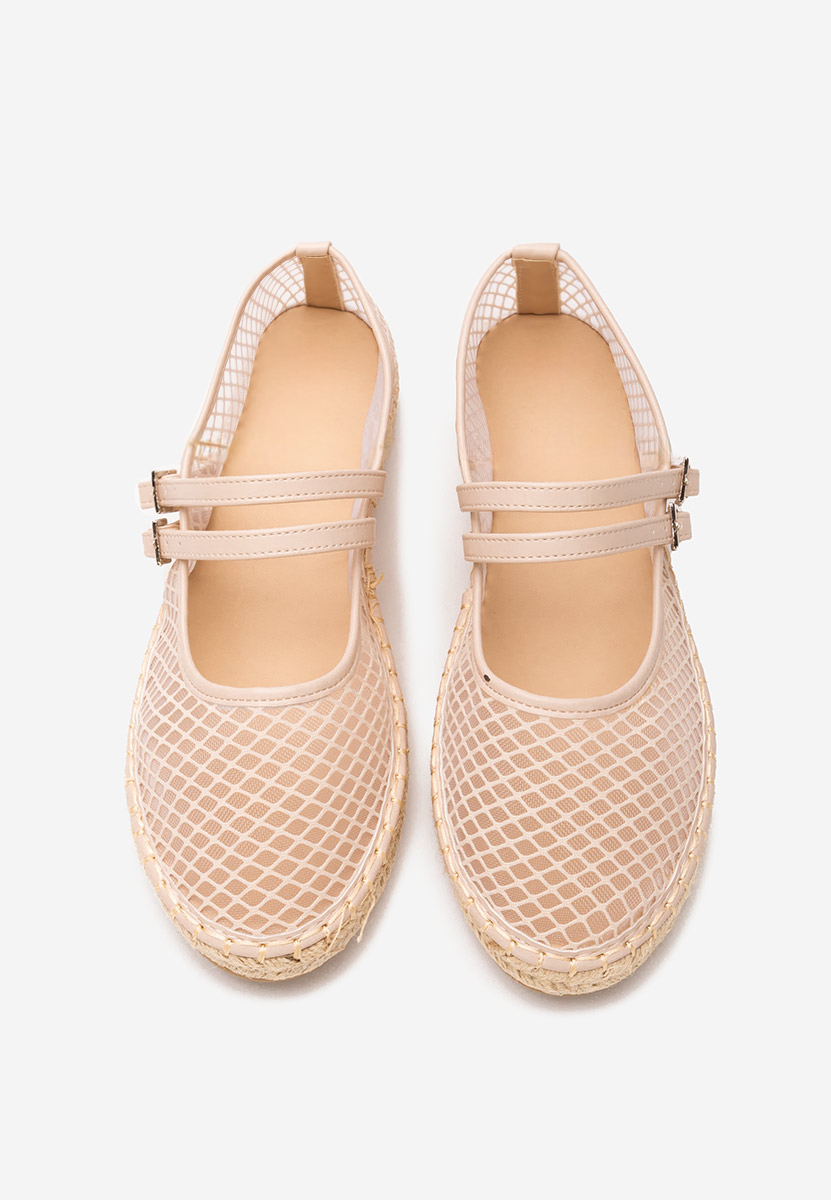 Béžové dámské espadrilky Nikia