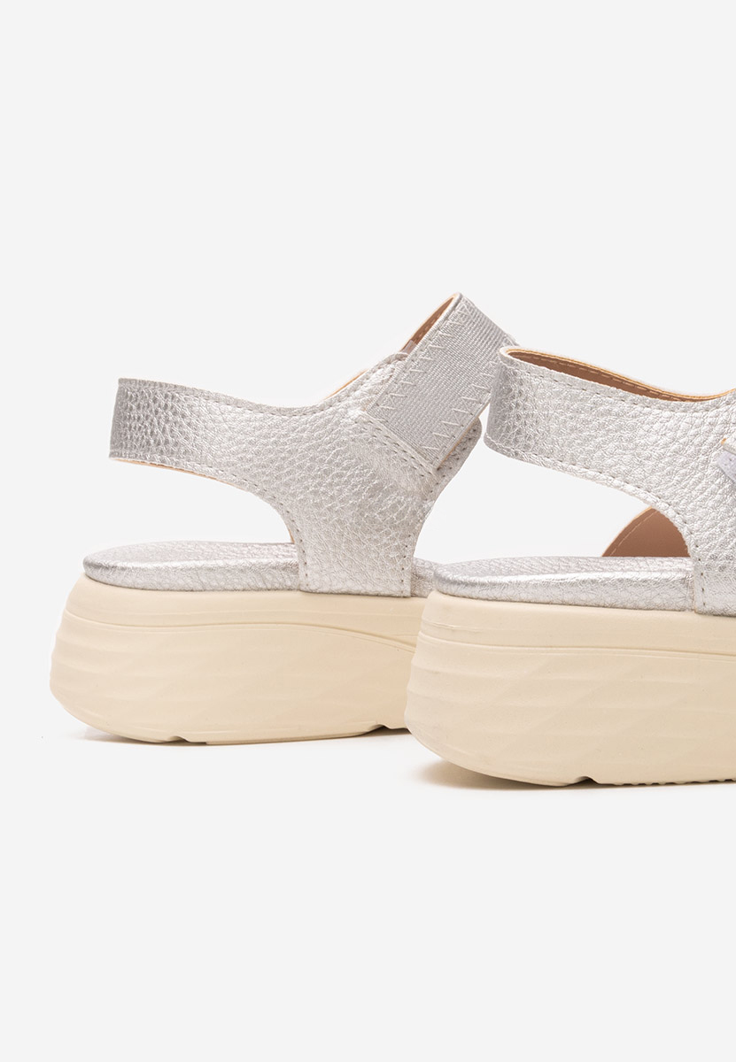 Stribrné ortopedické sandály dámské Adavana