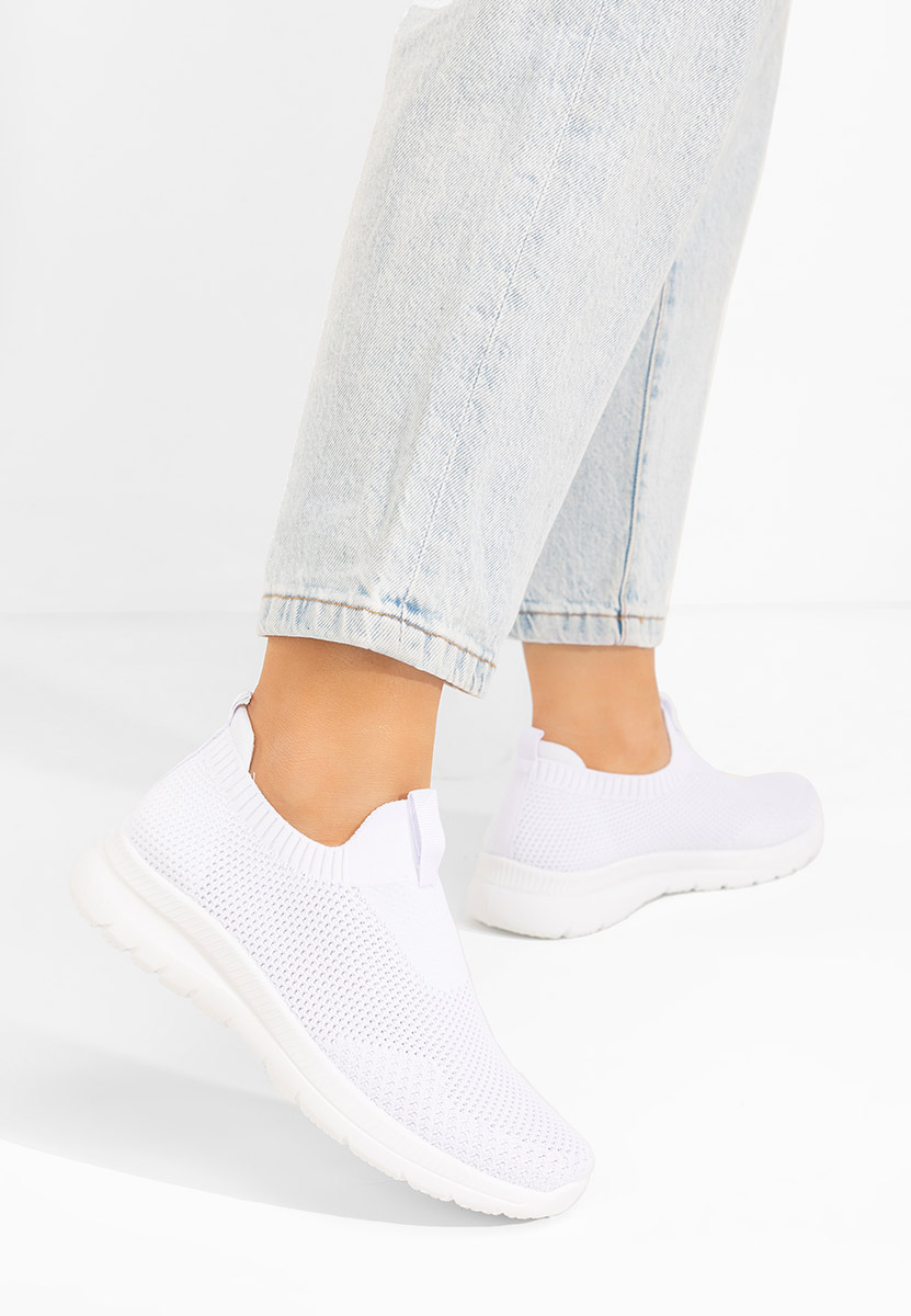 Bílé slip on tenisky Achara V2