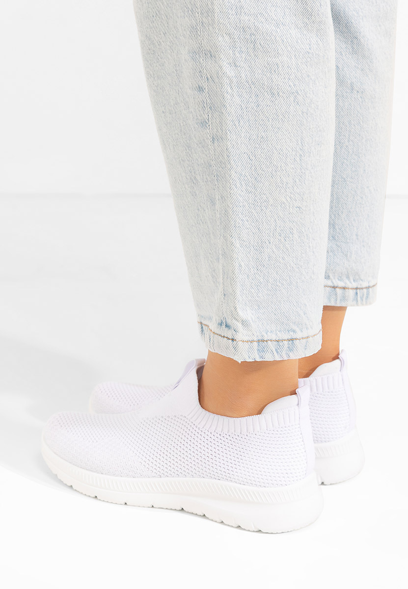 Bílé slip on tenisky Achara V2