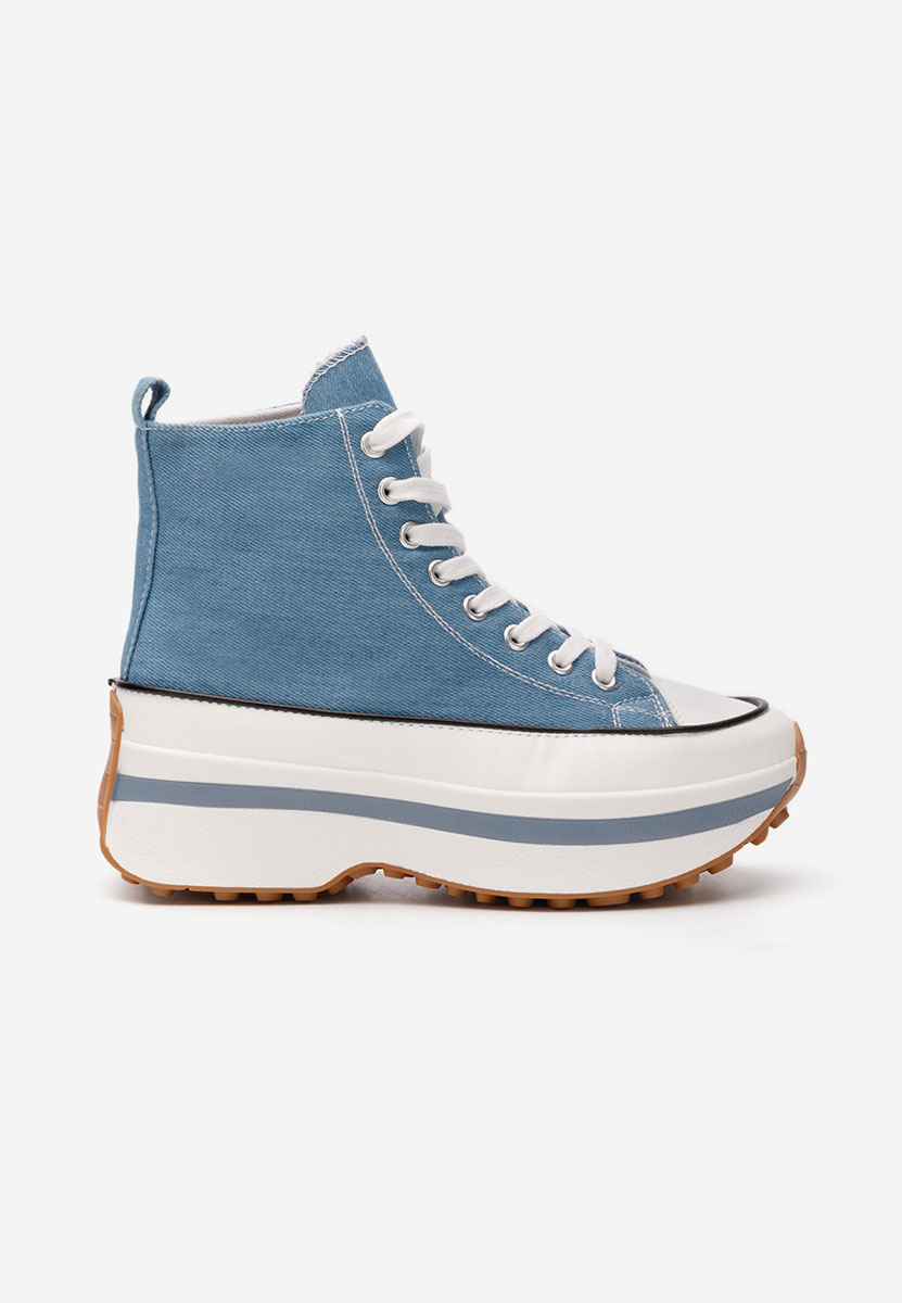 Denim tenisky na platformě Francene