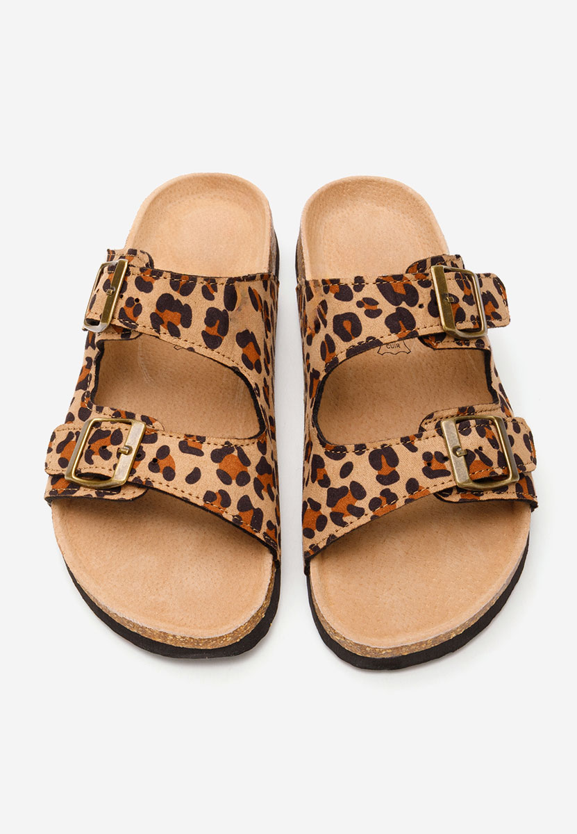Leopardí pantofle dámské Vanasia