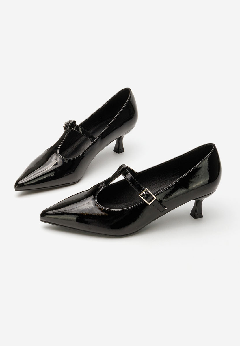 Černé lodičky do špičky Caty