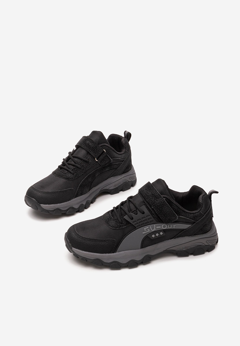 Černé chlapecké tenisky Waffle