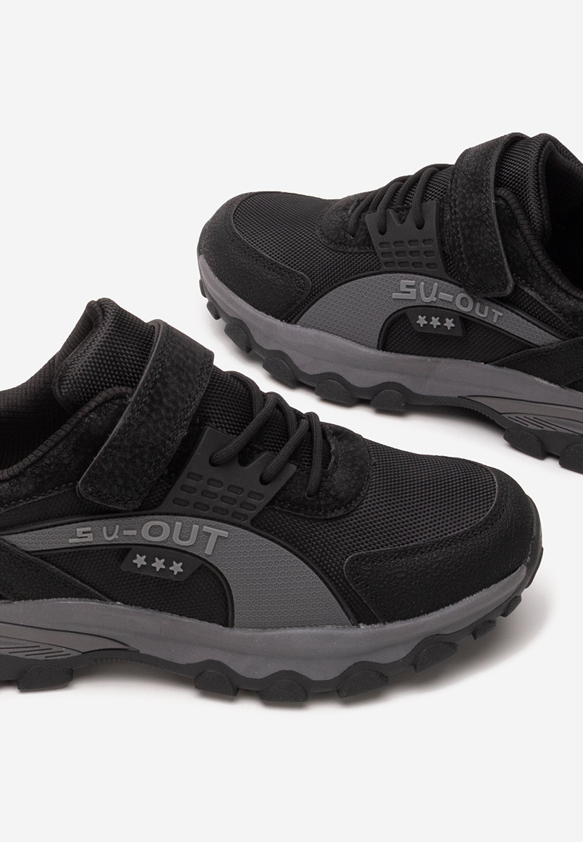 Černé chlapecké tenisky Waffle