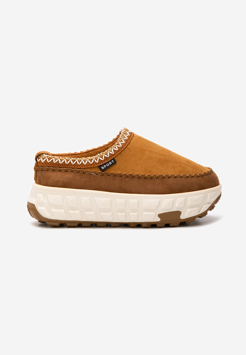 Camelové dámské dřeváky Novela