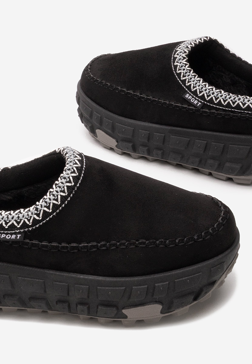 Černé dámské dřeváky Novela