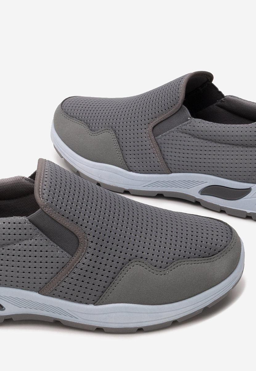 Šedé pánské polobotky Robby