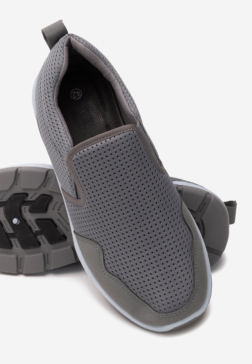 Šedé pánské polobotky Robby