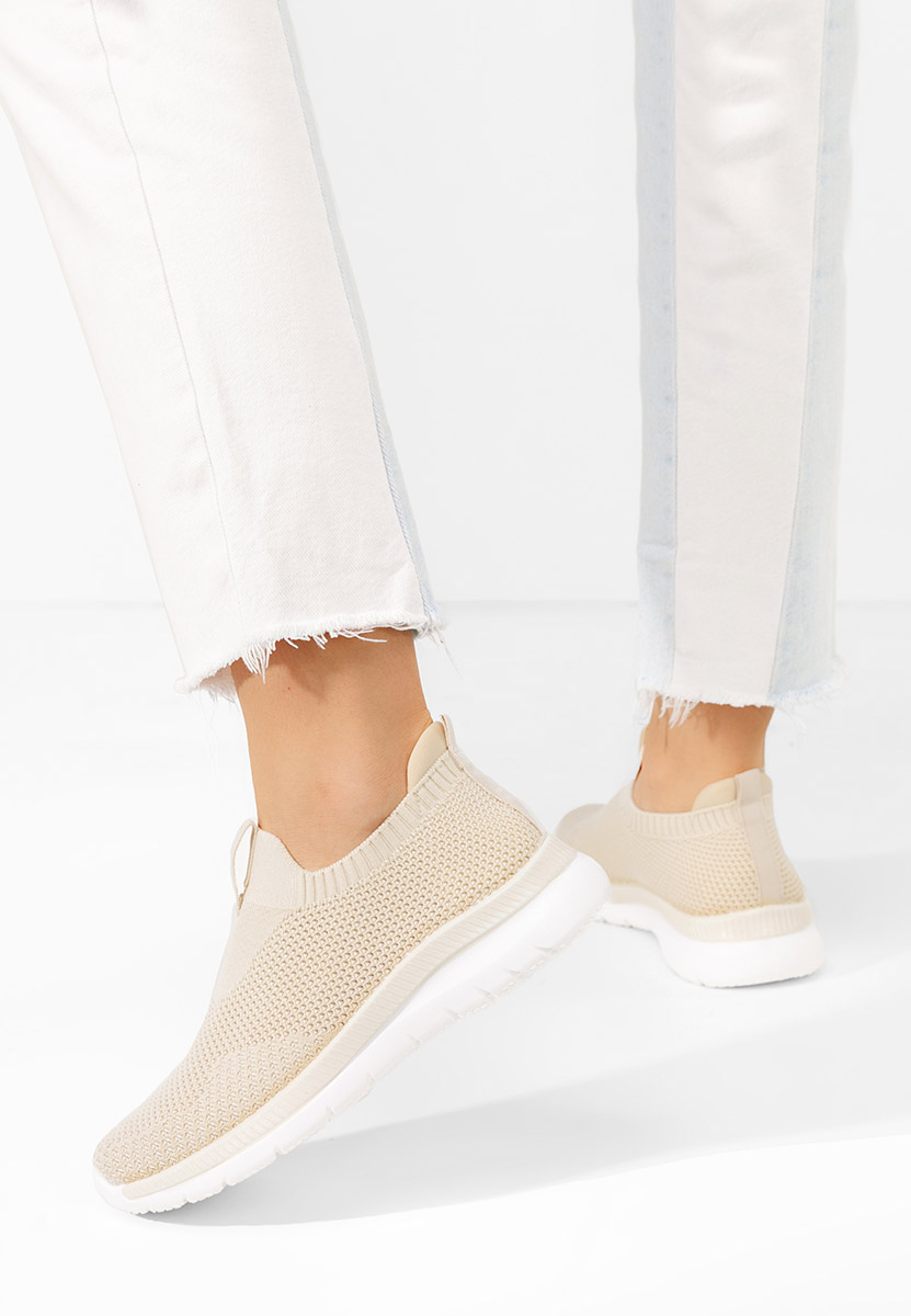 Béžové slip on tenisky Achara V2