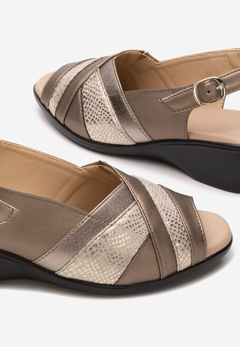 Měděná ortopedické sandály dámské Nema