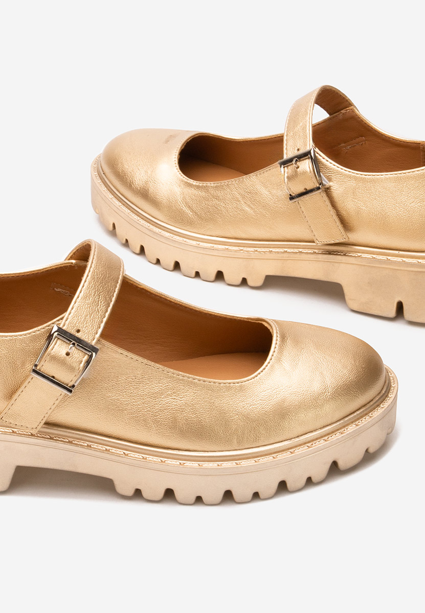 Zlaté dámské polobotky Orias