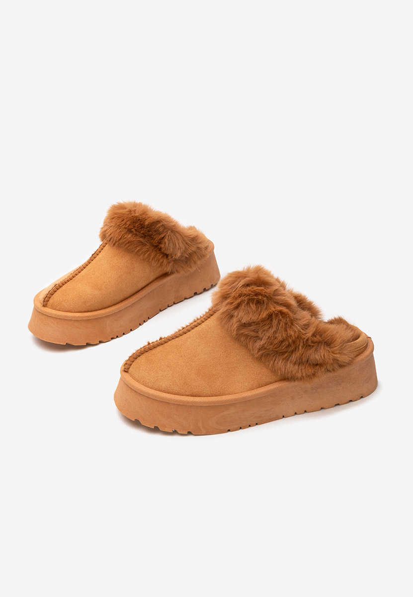 Camelové pantofle De casa Arisana