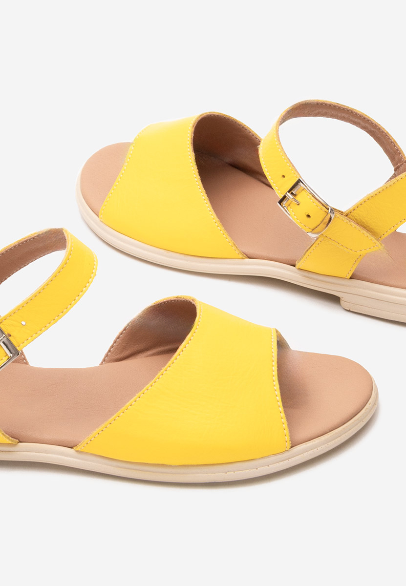 Žlutá sandály bez podpatku Viadana