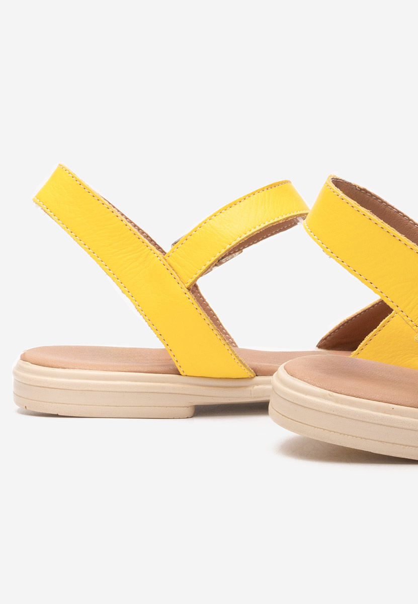 Žlutá sandály bez podpatku Viadana