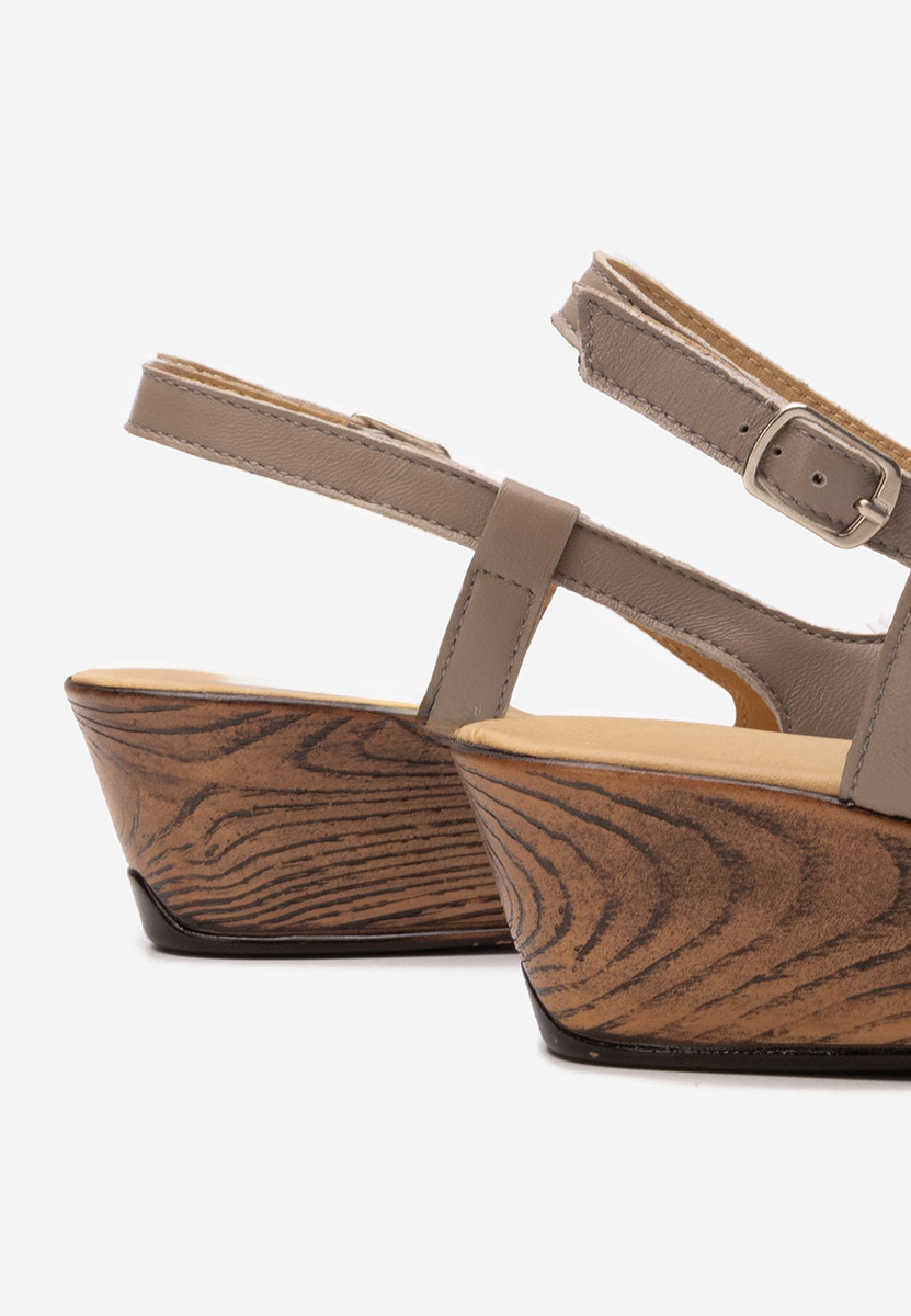 Khaki ortopedické sandály dámské Lovara