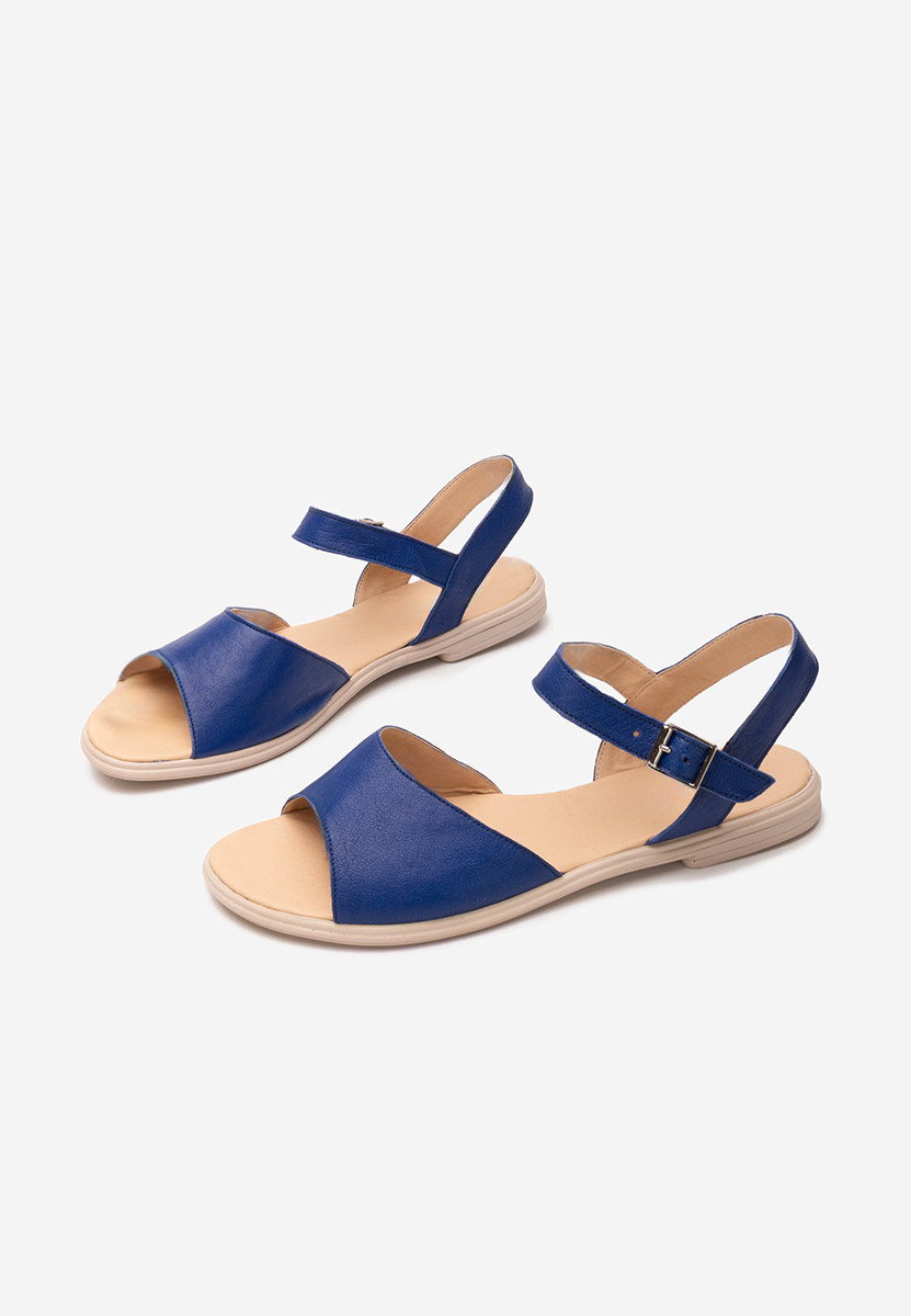 Modré kožené sandály Viadana